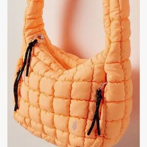 FP Movement  Quilted Baby Carryall Sling Bag Neon Clementine NWT sold out color